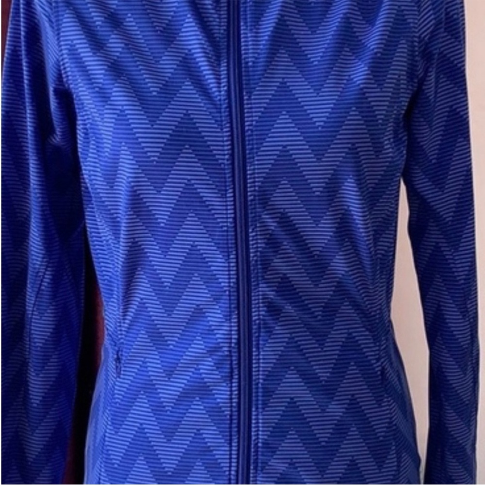 Merrell Women's Blue Chevron Athletic Jacket